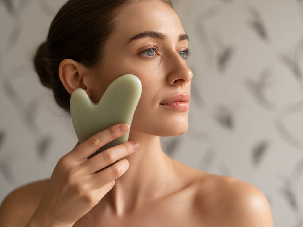 Gua sha matin ou soir : découvrez le moment optimal pour stimuler la peau et favoriser le drainage
